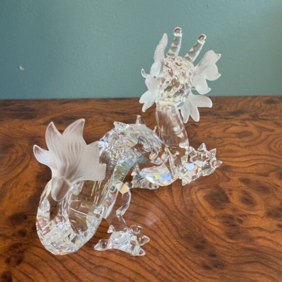 Swarovski 1997 The Dragon Fabulous Creatures Crystal Figurine W/ Box & Paperwork - Picture 5 of 10